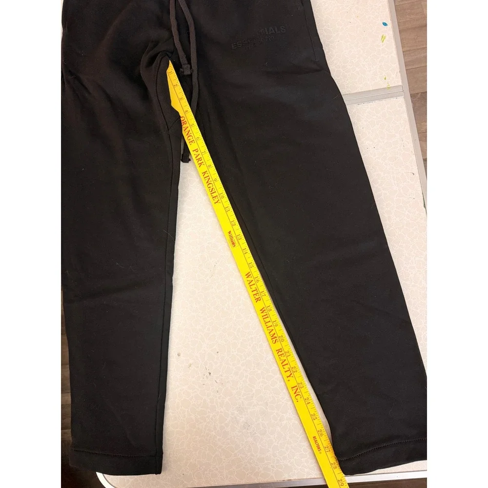 Fear of God Essentials Mens Black Sweatpants Joggers Size S